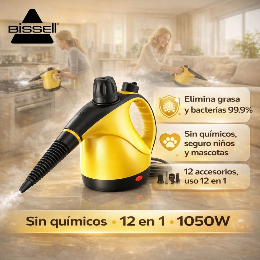 LIMPIADOR A VAPOR DESINFECTANTE MULTIUSOS | BISSELL®