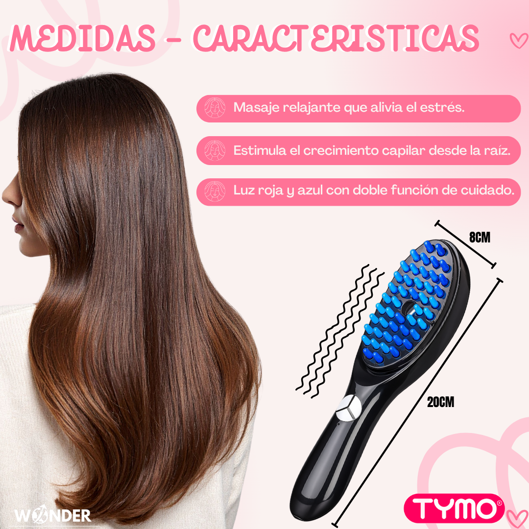 CEPILLO ELECTRICO CON ESTIMULACION DE CRECIMIENTO |TYMO®