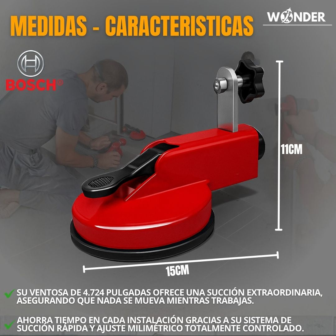BASE NIVELADORA CON VENTOSA PROFESIONAL DE SUCCION |BOSCH®|