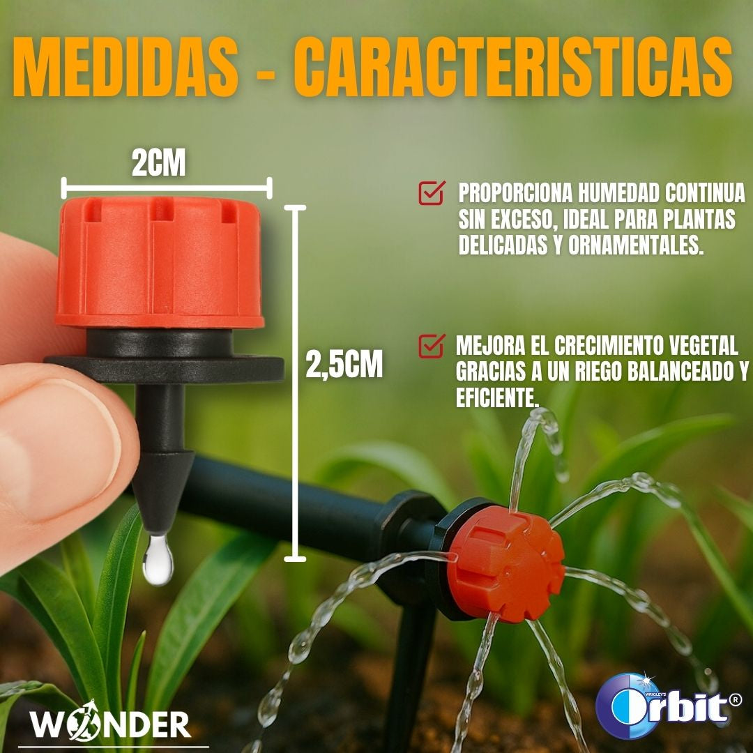 GOTERO DE RIEGO 360° X30 UND |ORBIT®