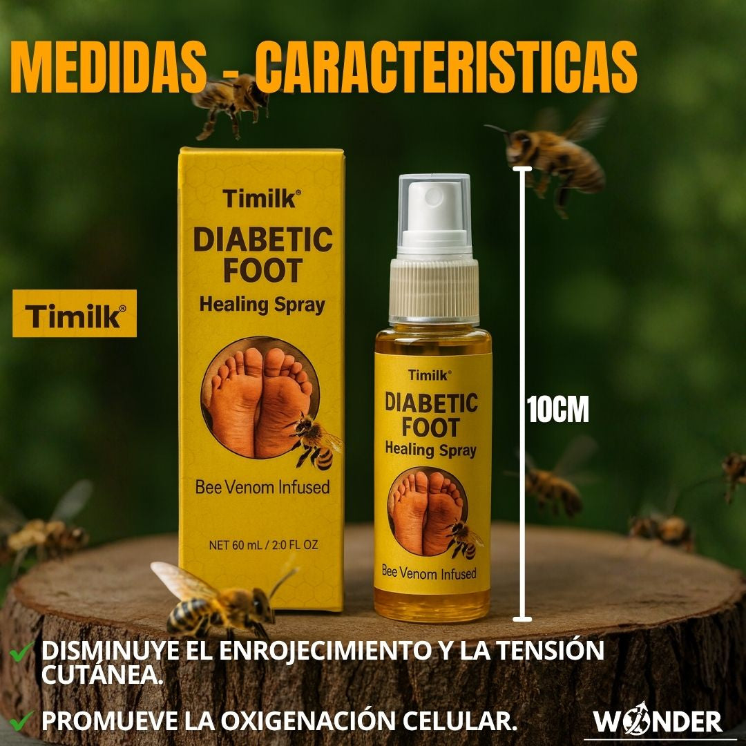 SPRAY CURATIVO PARA PIE DIABETICO |TIMILK®|