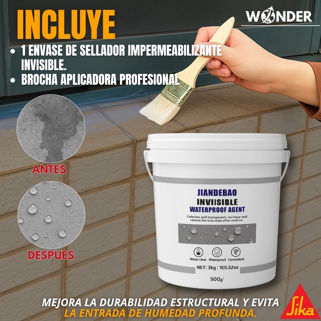 SELLADOR IMPERMEABILIZANTE INVISIBLE |SIKA®|
