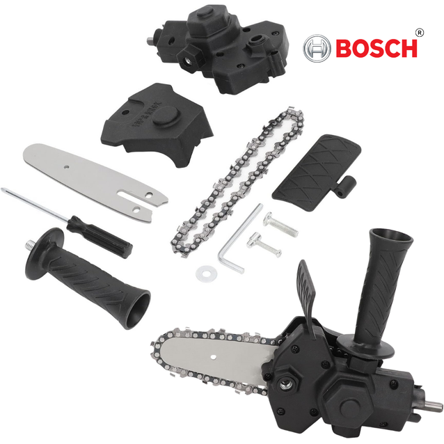 ADAPTADOR BOSCH® UNIVERSAL DE TALADRO A MOTOSIERRA