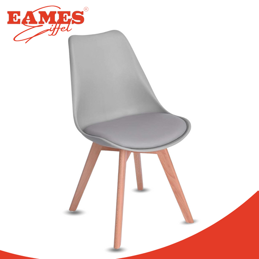 SILLA EAMES EIFFEL MINIMALISTA ACOLCHADA
