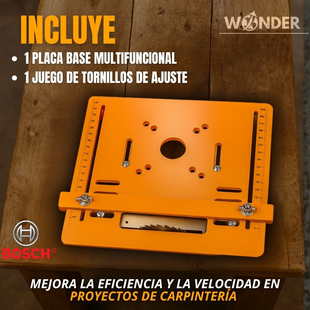 PLACA BASE DE MÁQUINA DE CORTE |BOSCH®|
