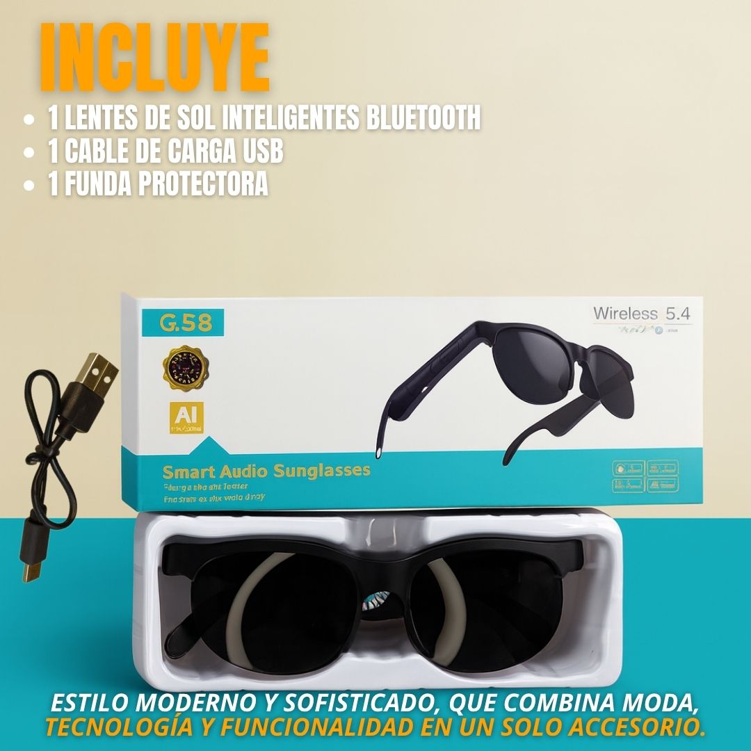 GAFAS SMART CON BLUETOOTH Y AUDIO |LUCYD®|
