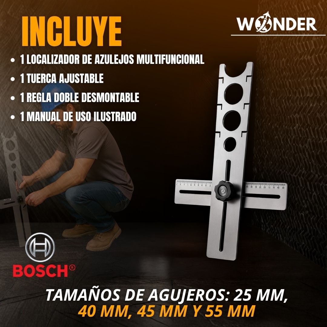 LOCALIZADOR DE AZULEJOS MULTIFUNCIONAL |BOSCH®|