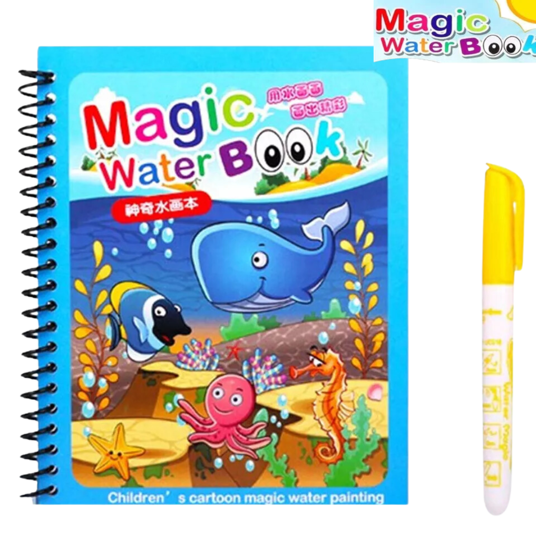 LIBRO MÁGICO PARA COLOREAR CON AGUA | MATTEL®