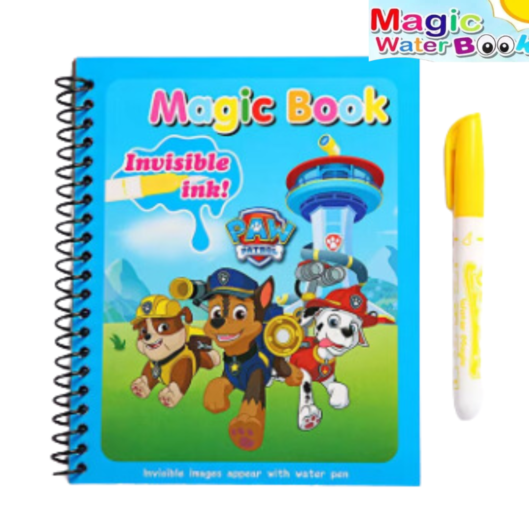 LIBRO MÁGICO PARA COLOREAR CON AGUA | MATTEL®