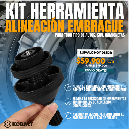 KIT HERRAMIENTA ALINEACIÓN EMBRAGUE | KOBALT®