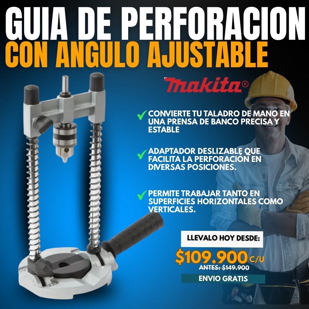GUIA DE PERFORACION CON ANGULO 45°|MAKITA®|