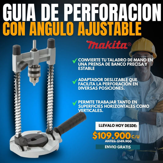 GUIA DE PERFORACION CON ANGULO 45°|MAKITA®|