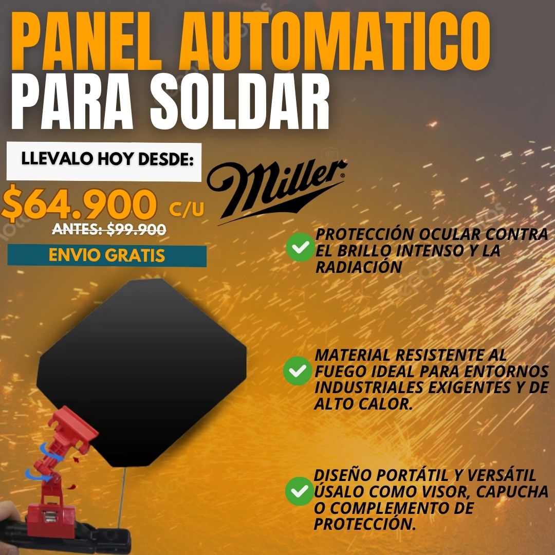 PANEL AUTOMATICO PARA SOLDAR MILLER®