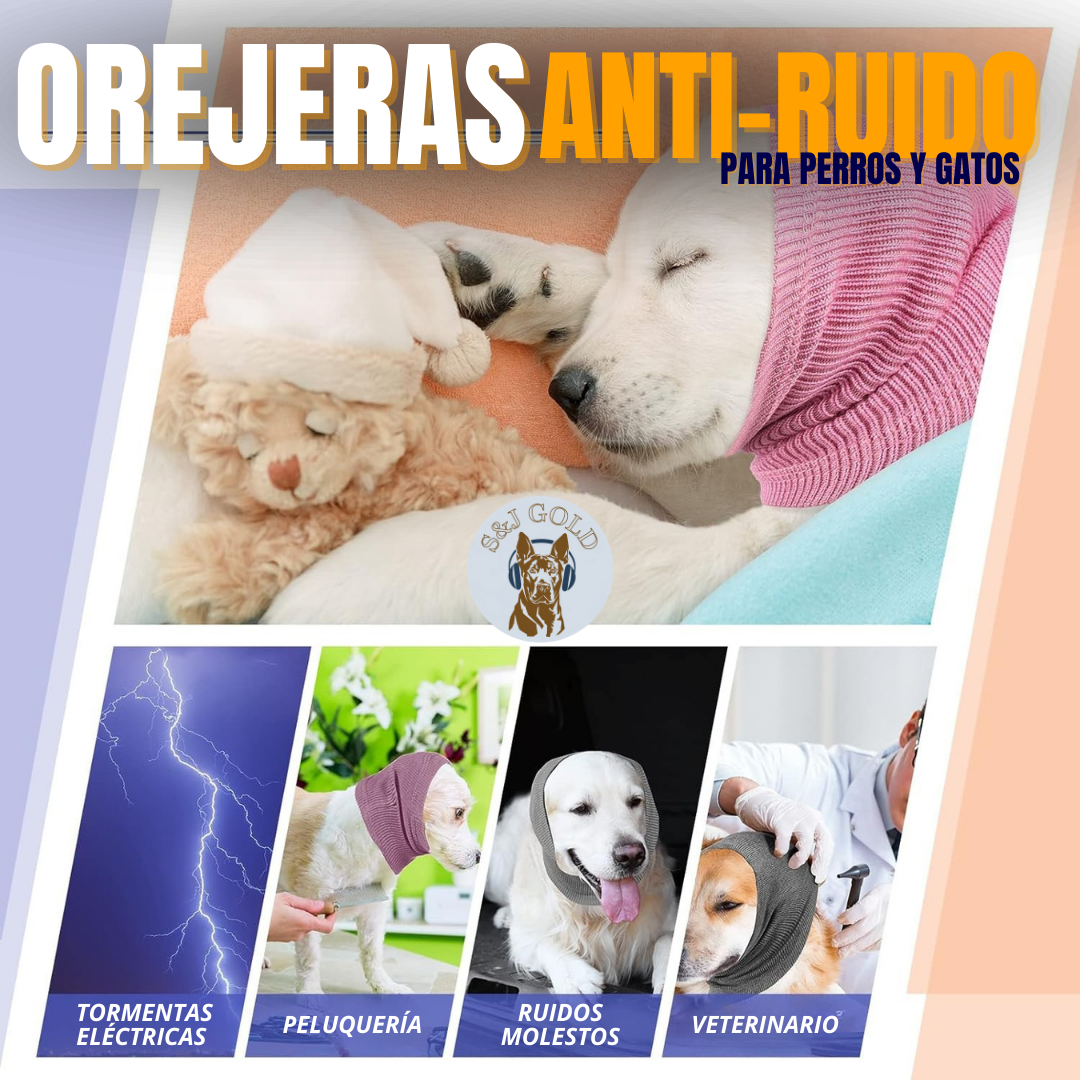 OREJERAS ANTI-RUIDO S&J GOLD® |PERROS Y GATOS|