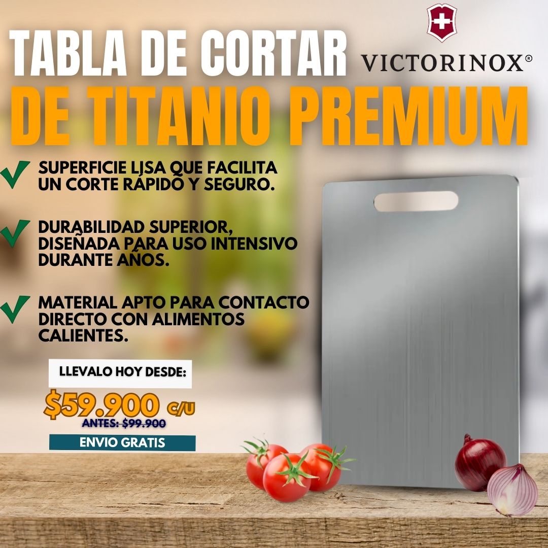 TABLA DE ACERO INOXIDABLE PREMIUM |VICTORINOX®|
