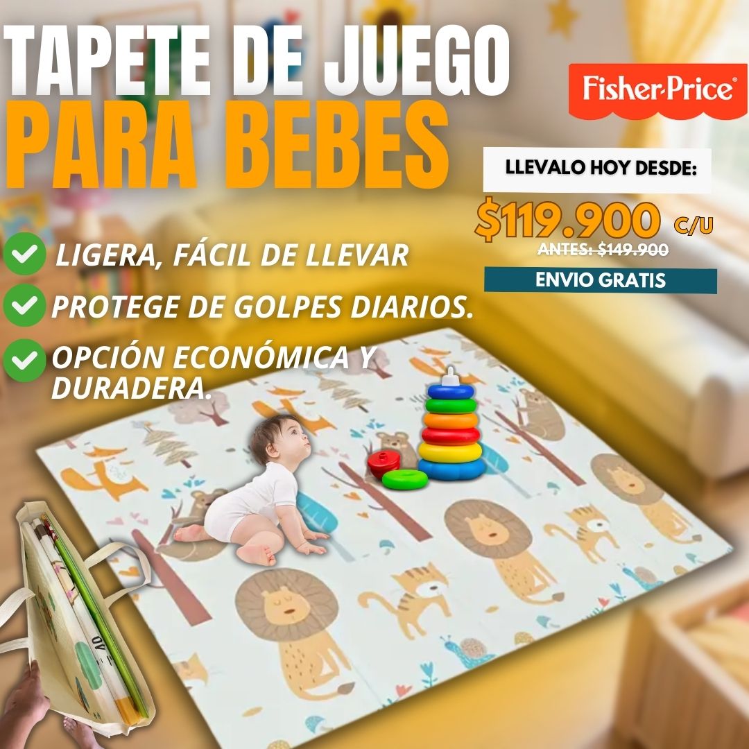TAPETE DE JUEGOS PARA BEBES |FISHER-PRICE ®|