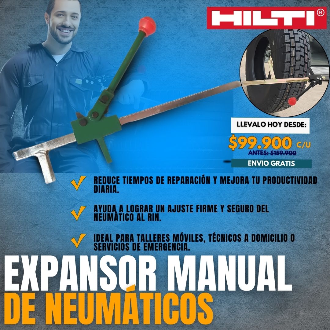 EXPANSOR MANUAL DE NEUMATICOS HILTI®
