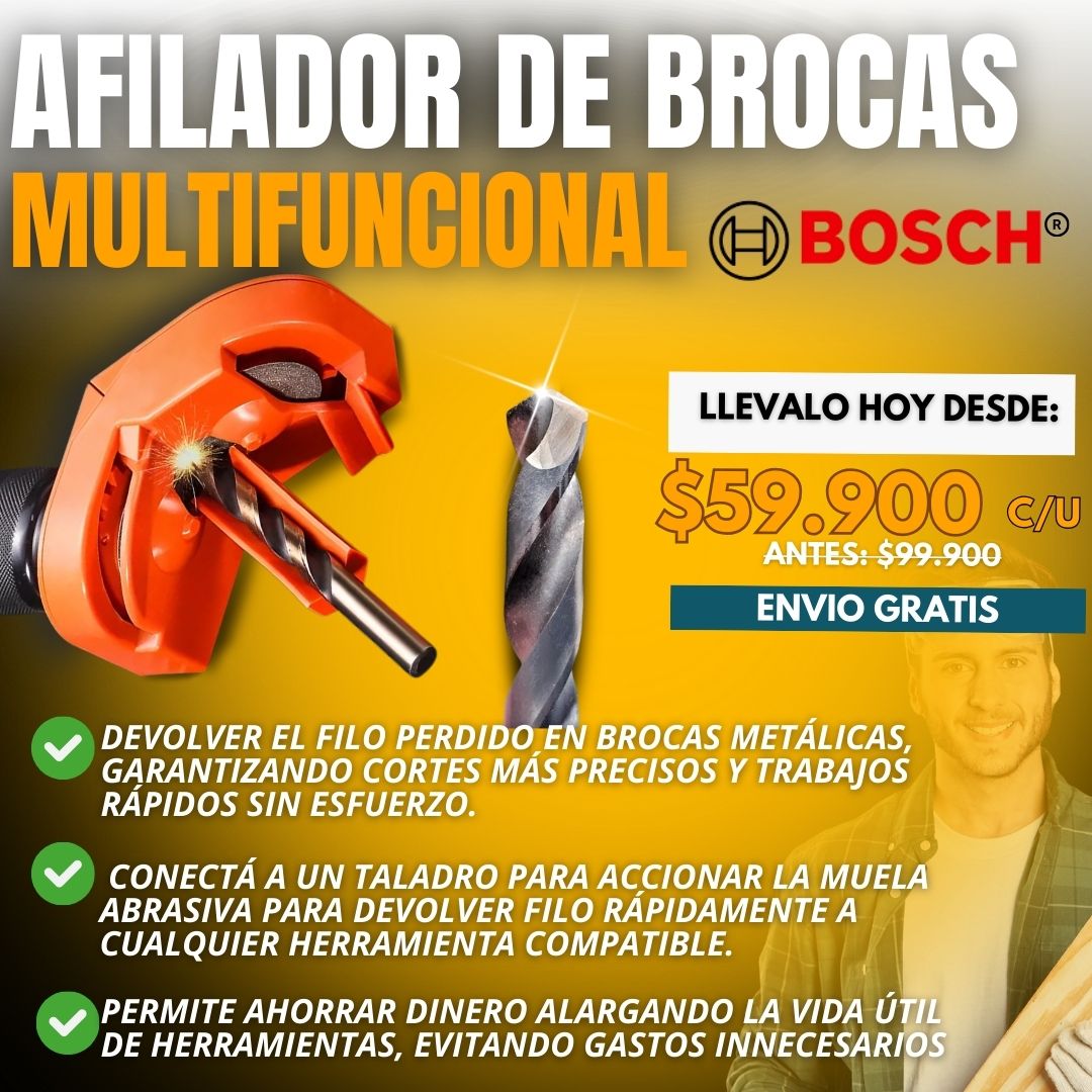 AFILADOR DE BROCAS MULTIFUNCIONNAL |BOSCH®|