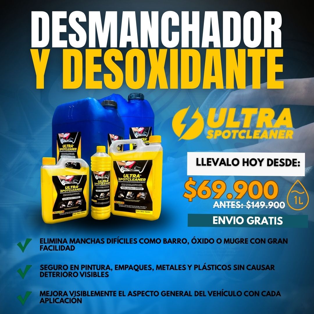 DESMANCHADOR Y DESOXIDANTE| ULTRASPOTCLEANER®