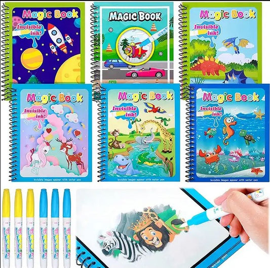 LIBRO MÁGICO PARA COLOREAR CON AGUA | MATTEL®