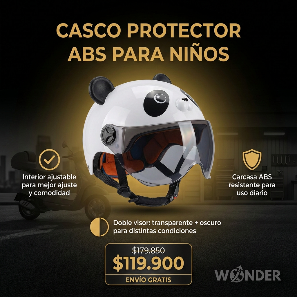 CASCO PROTECTOR ABS PARA NIÑOS