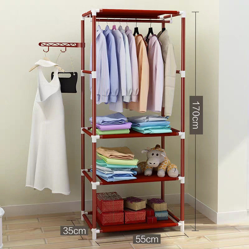 Armario Portatil Zapatero Perchero Rack Closet Organizador